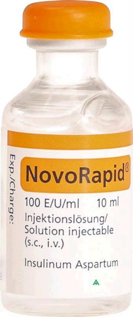 Insuline Novorapid 100ie/ml - 10ml